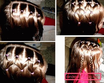 Beautiful hairstyles for children for long