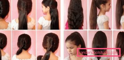 Beautiful hairstyles for children for long