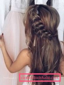 Beautiful hairstyles for girls for the wedding