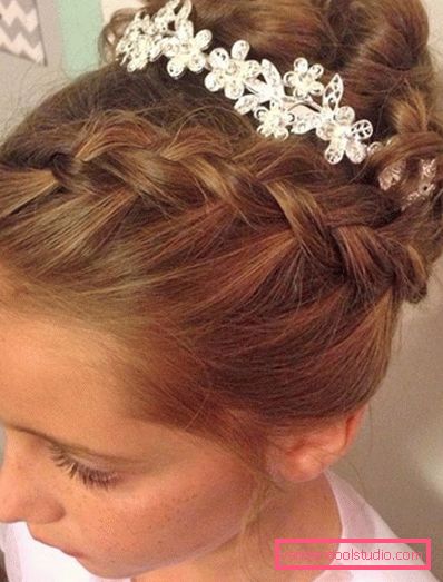 Beautiful hairstyles for girls for the wedding