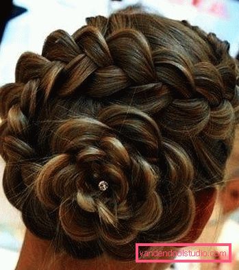 Beautiful hairstyles for girls for the wedding