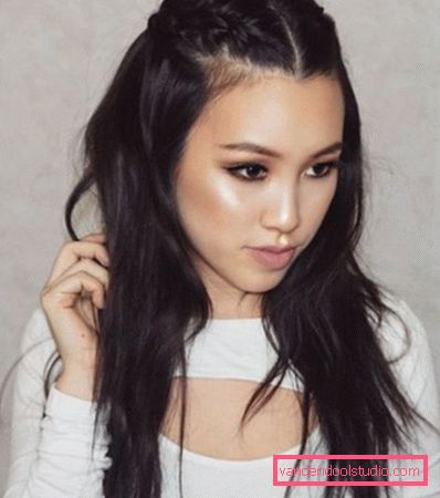 hairstyles with flowing hair Beautiful hairstyles for long and medium flowing hair