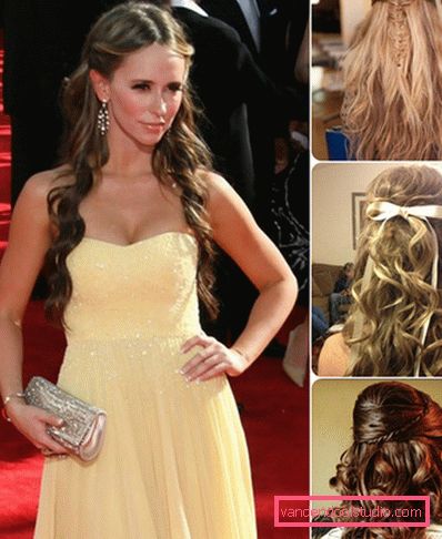 Beautiful hairstyles for long and medium flowing hair