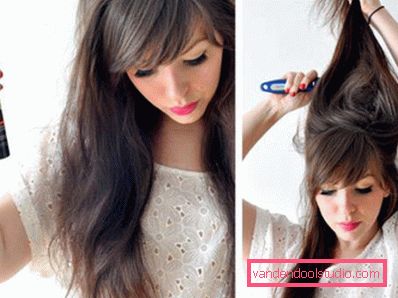 Beautiful hairstyles for long and medium flowing hair
