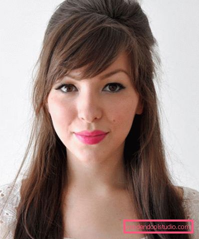 Beautiful hairstyles for long and medium flowing hair