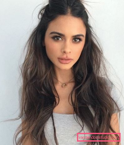 hairstyles with flowing hair Beautiful hairstyles for long and medium flowing hair
