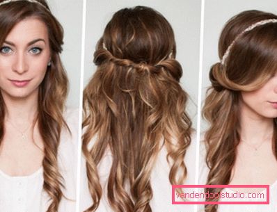hairstyles with flowing hair Beautiful hairstyles for long and medium flowing hair