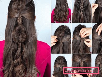 Beautiful hairstyles for long and medium flowing hair