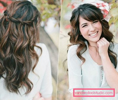 hairstyles with flowing hair Beautiful hairstyles for long and medium flowing hair