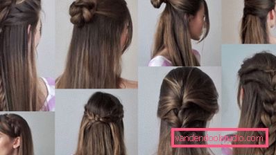 Beautiful hairstyles for long and medium flowing hair