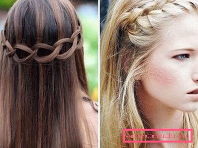 Beautiful hairstyles for long and medium flowing hair