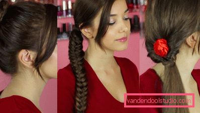 Beautiful hairstyles step by step - photos
