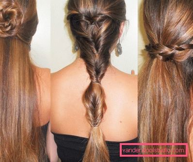 Beautiful hairstyles step by step - photos