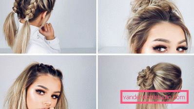 Beautiful hairstyles step by step - photos