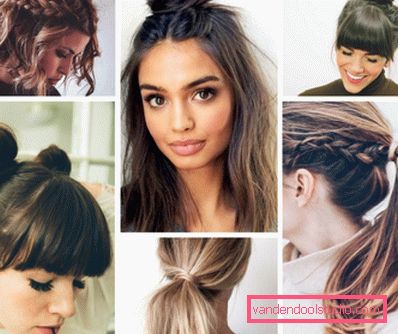 Beautiful hairstyles step by step - photos