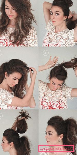 Beautiful hairstyles step by step - photos