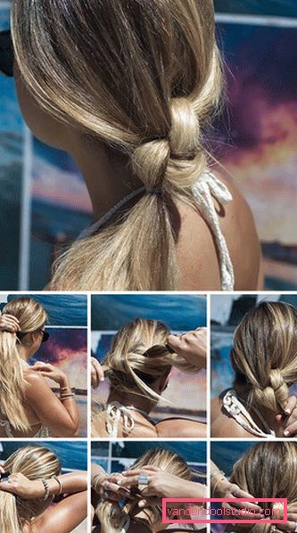 Beautiful hairstyles step by step - photos