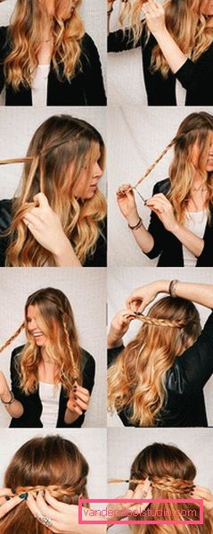 Beautiful hairstyles step by step - photos