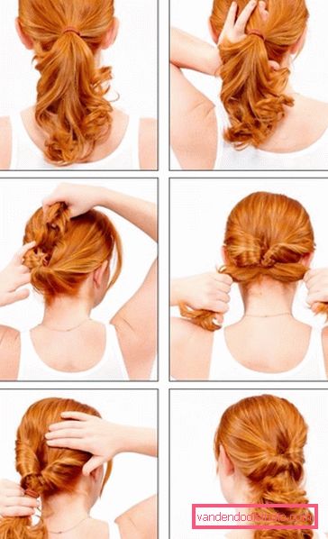 Beautiful hairstyles step by step - photos