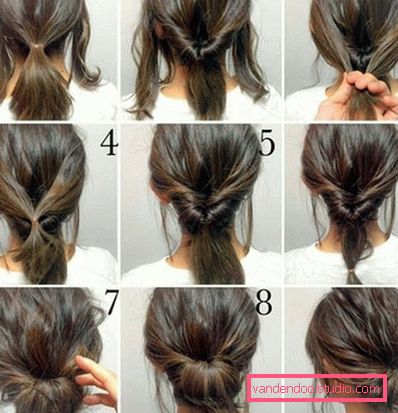 Beautiful hairstyles step by step - photos