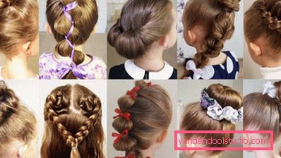Beautiful hairstyles step by step - photos