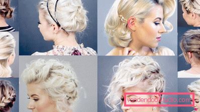 Beautiful evening hairstyles for short hair - photo step by step