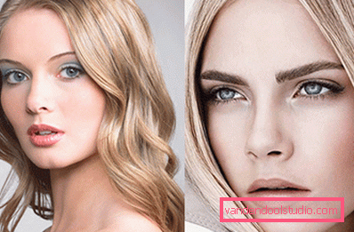 gentle make-up for blondes