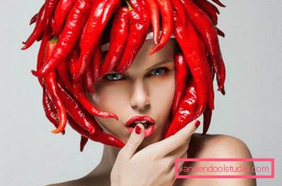 hot red pepper for hair