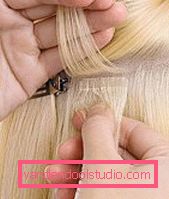 Tape hair extensions