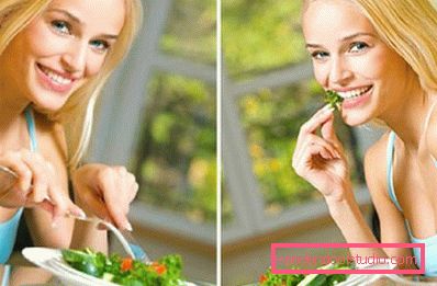 eating fresh salad eating fresh salad