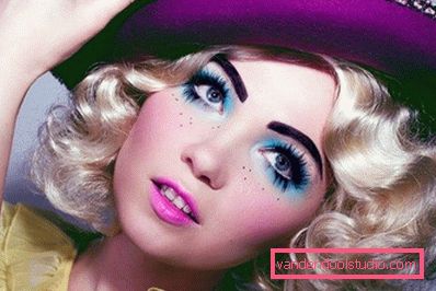 pink doll makeup for Halloween pink doll makeup for Halloween