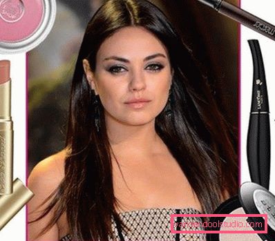 cosmetics to create make up Mila Kunis