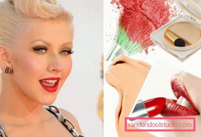 Kristana Aguilera made up in pin-up style Kristana Aguilera made up in pin-up style