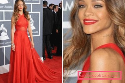 Rihanna at the Grammy Ceremony Rihanna at the Grammy Ceremony