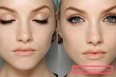 fine eyeliner on the eyelids fine eyeliner on the eyelids