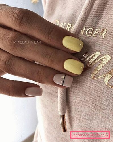 Minimalism on the nails