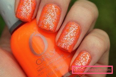 orange-silver design