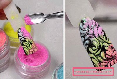 On gel varnish On gel varnish