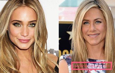 Highlighting on blond hair - fashion trends and photos
