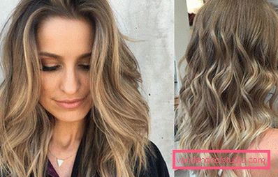 Highlighting on blond hair - fashion trends and photos
