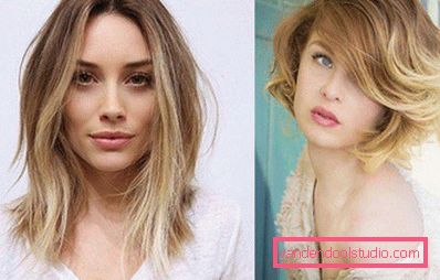 Highlighting on blond hair - fashion trends and photos