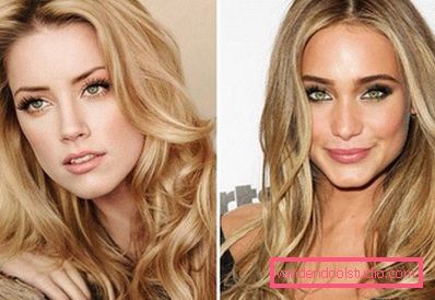 Highlighting on blond hair - fashion trends and photos