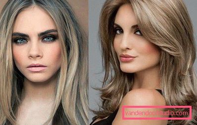 Highlighting on blond hair - fashion trends and photos