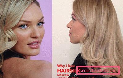 Highlighting on blond hair - fashion trends and photos