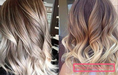 Highlighting on blond hair - fashion trends and photos