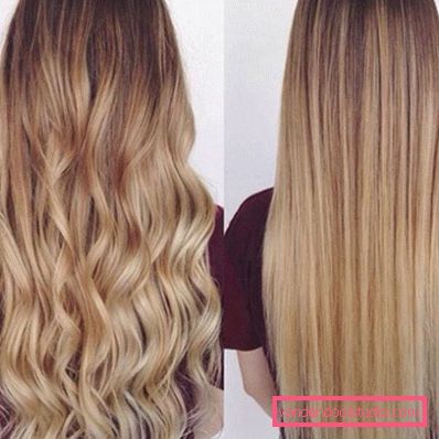 Highlighting on blond hair - fashion trends and photos