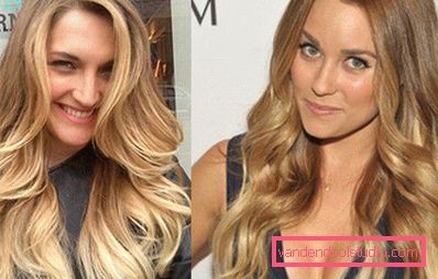 Highlighting on blond hair - fashion trends and photos