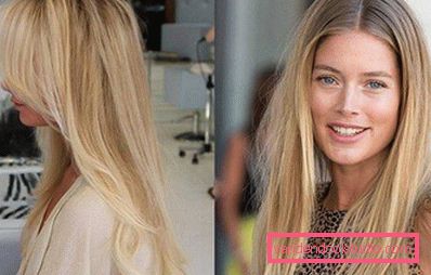 Highlighting on blond hair - fashion trends and photos
