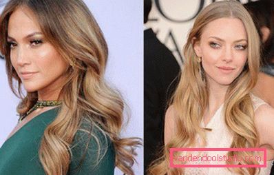 Highlighting on blond hair - fashion trends and photos