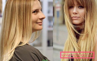 Highlighting on blond hair - fashion trends and photos